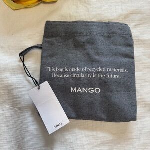Mango Gray Recycled Material Bag Free with Purchase